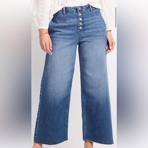 KanCan Blue Button-Fly Women Jeans